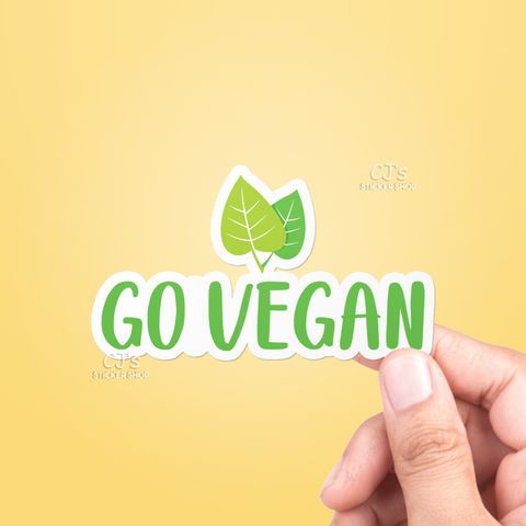 Go Vegan Sticker