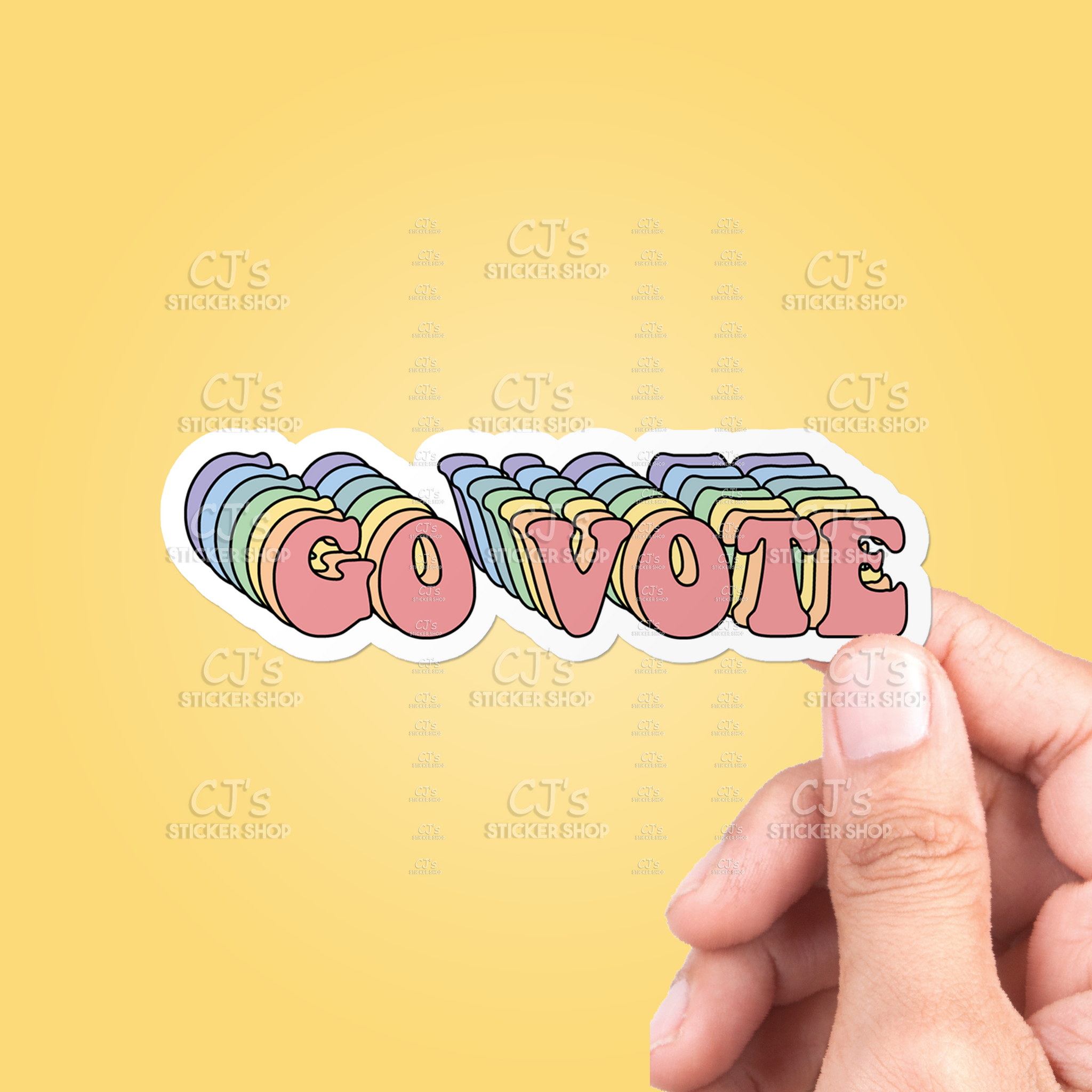 Go Vote Sticker