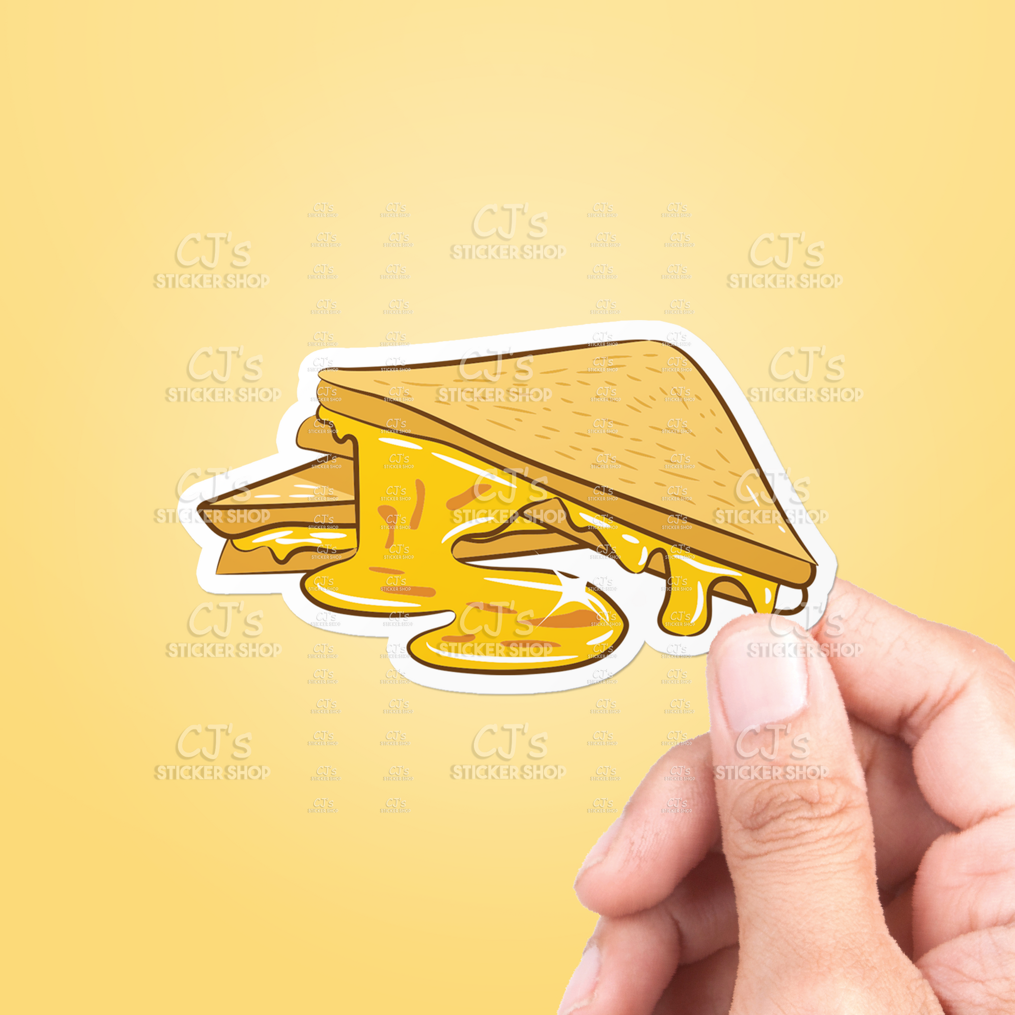 Swift Cheese Sticker Grilled Cheese Sticker – CJ's Sticker Shop