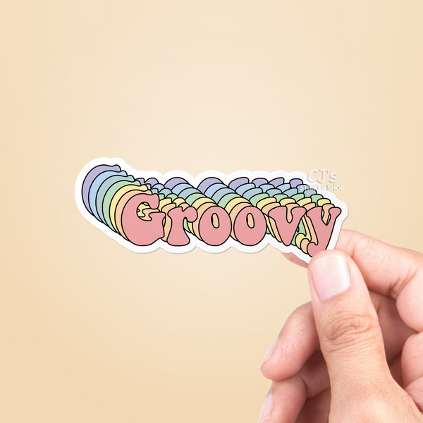Groovy Sticker