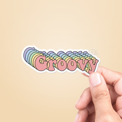 Groovy Sticker