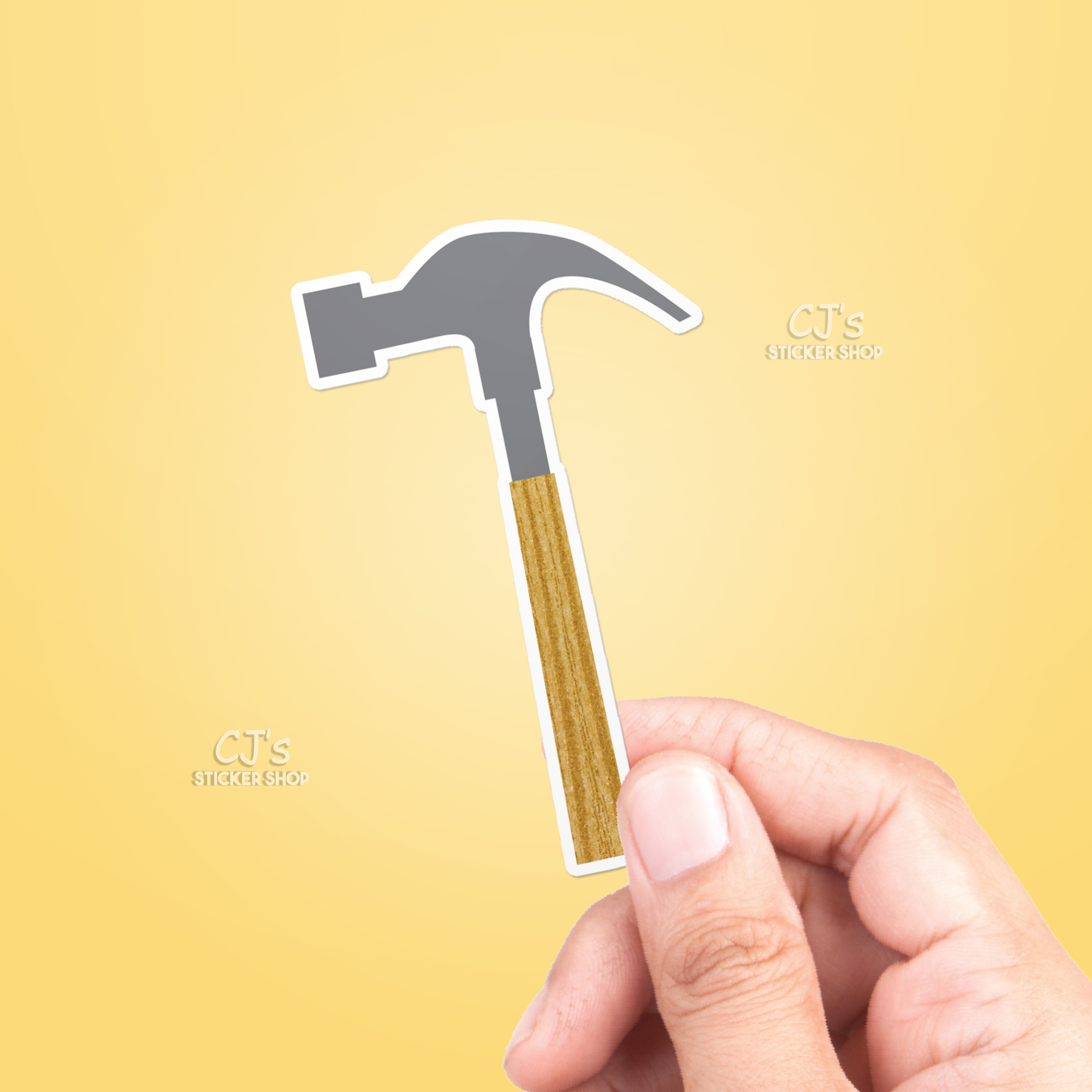 Hammer Tool Sticker