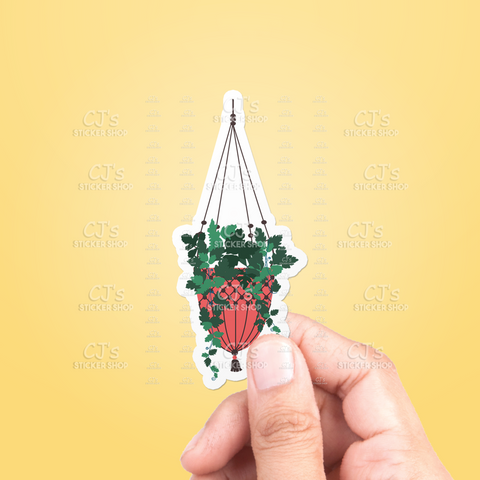 Hanging Plant #5 Sticker