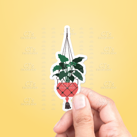 Hanging Plant #6 Sticker