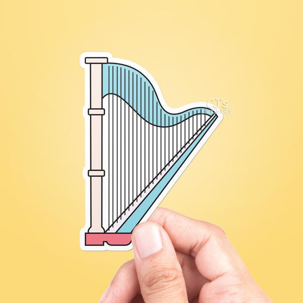 Harp Sticker