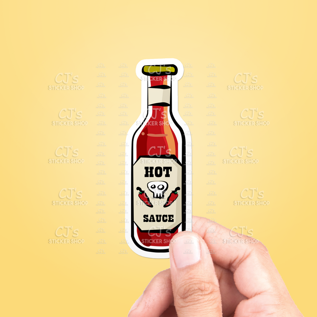 Hot Pasta Sticker Hot Sauce Sticker – CJ's Sticker Shop