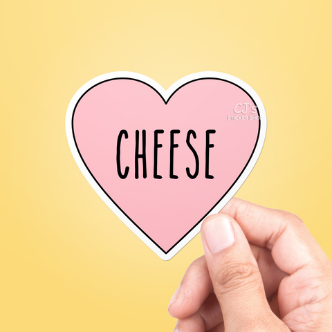 I Love Cheese Sticker