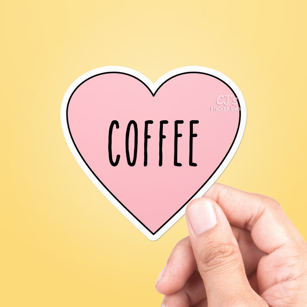 I Love Coffee Sticker