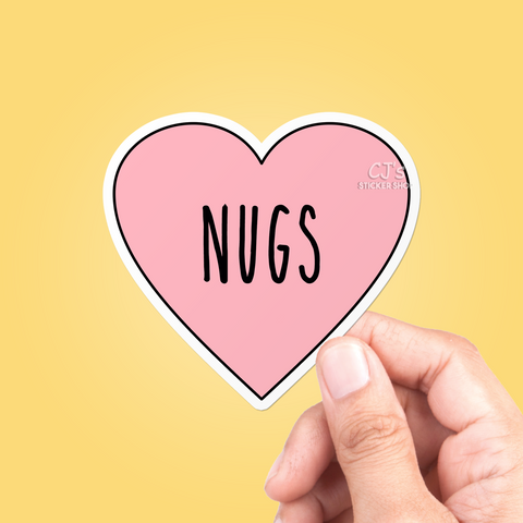 I Love Nugs Sticker
