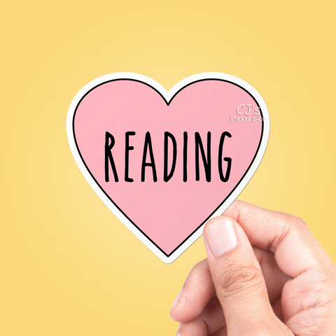 I Love Reading Sticker