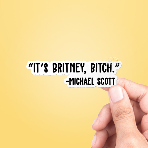 It's Britney Sticker