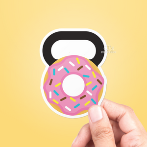 Donut Kettlebell Sticker