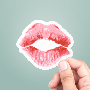 Kissy Lipstick Sticker