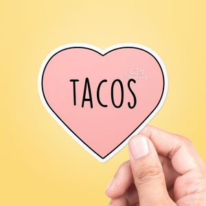 Love Tacos Sticker