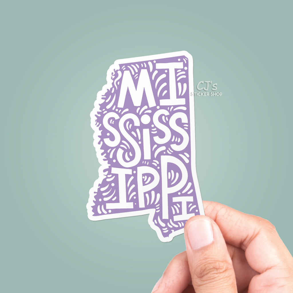 Mississippi State Sticker – CJ's Sticker Shop