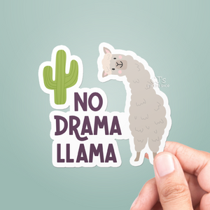 No Drama Llama Sticker