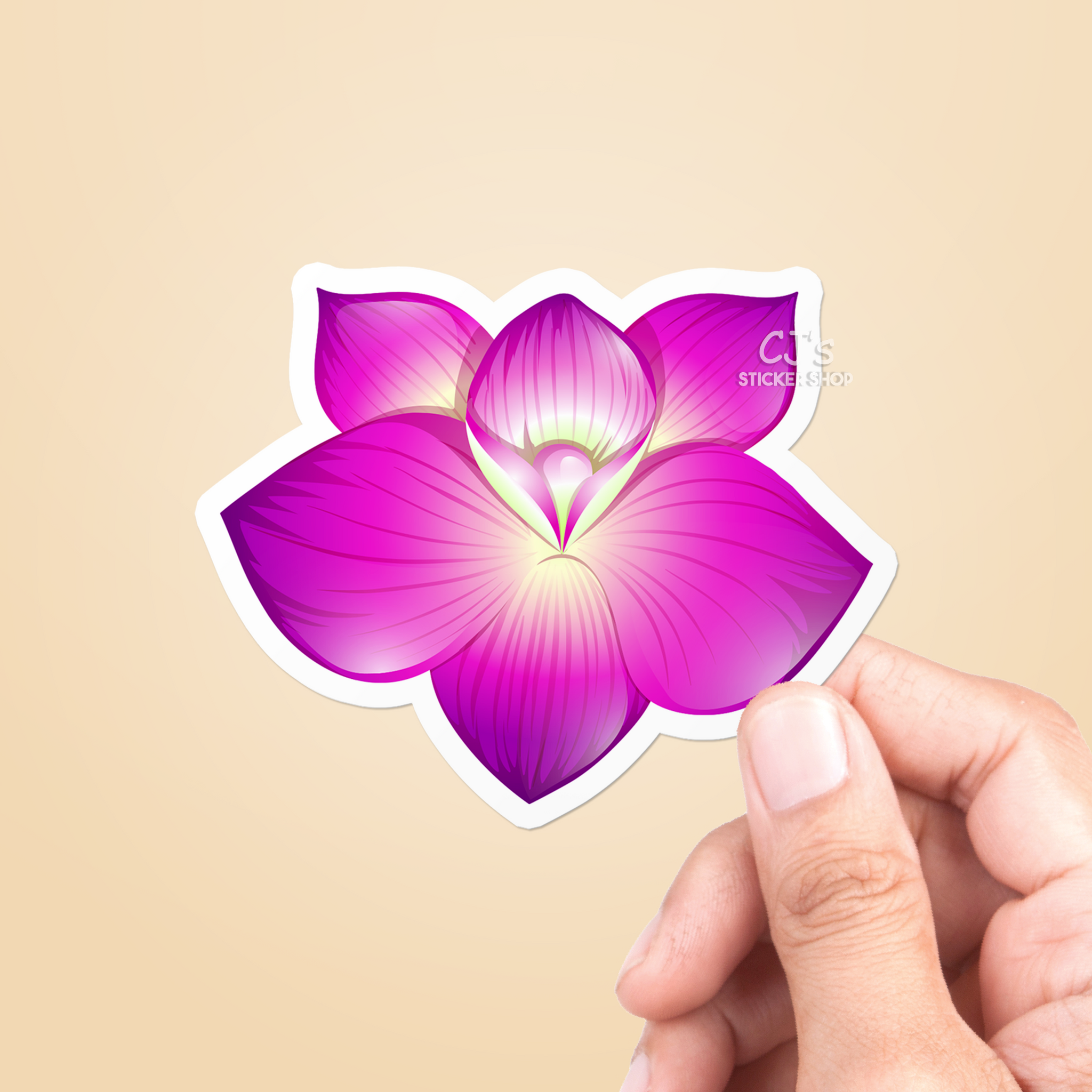 Orchid Sticker