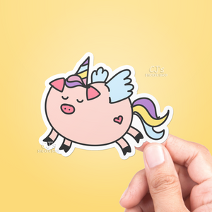 Cute Piggycorn Sticker