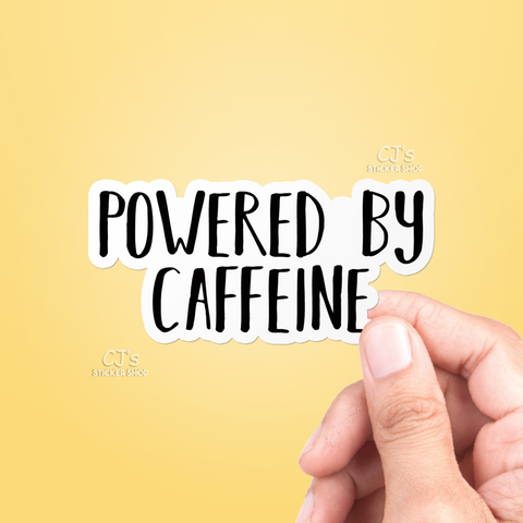 Powered By Caffeine Sticker