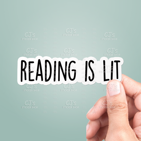 Reading Is Lit Sticker