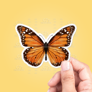 Realistic Butterfly Drawing Sticker