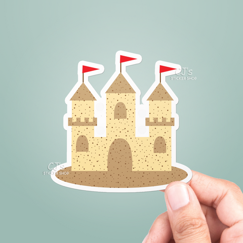 Sand Castle Sticker