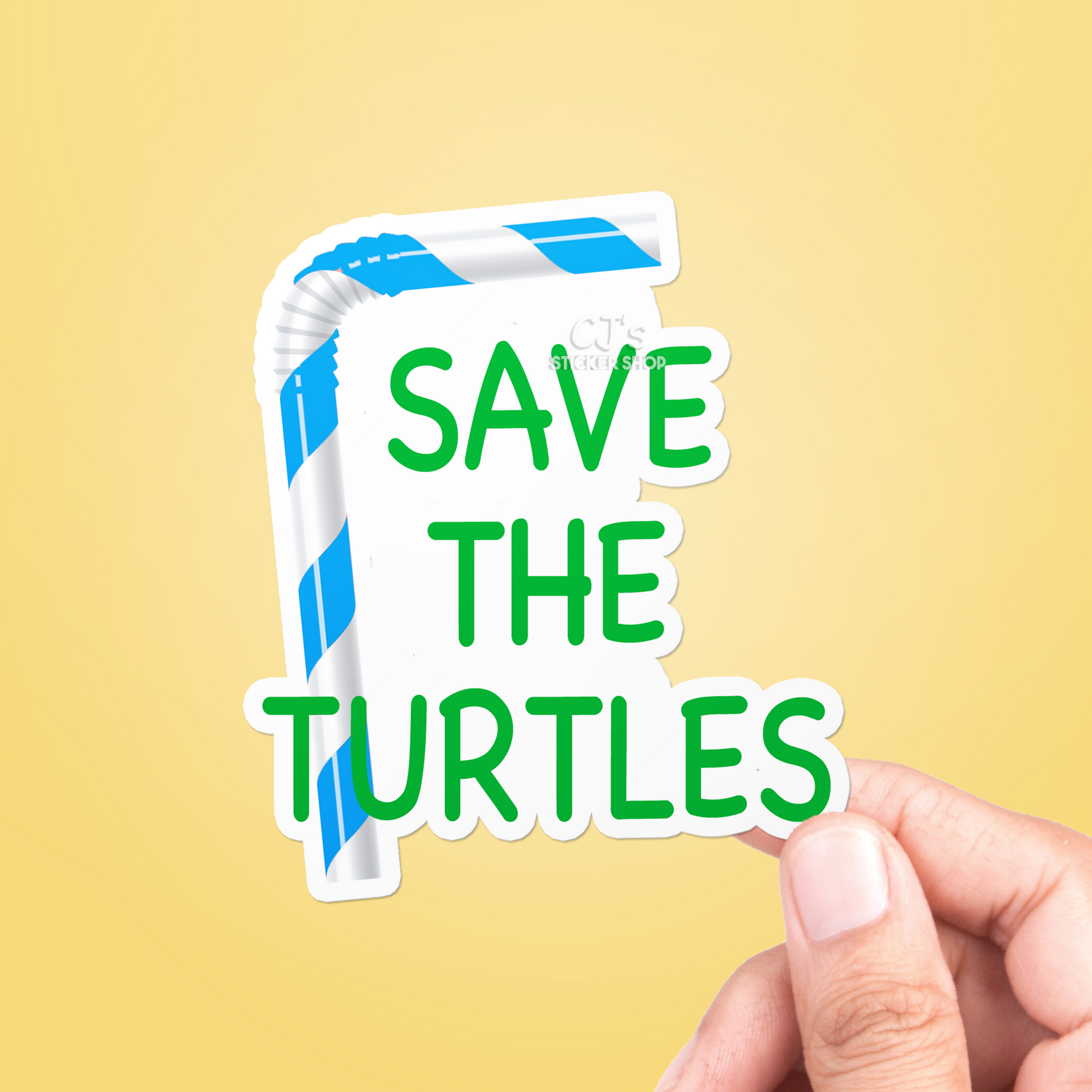 Save The Turtles Sticker