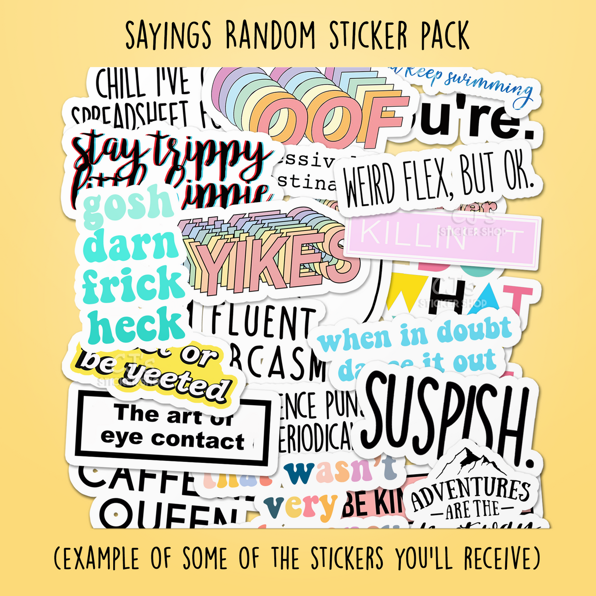 Something Random Sticker Random Sticker Packs – CJ's Sticker Shop