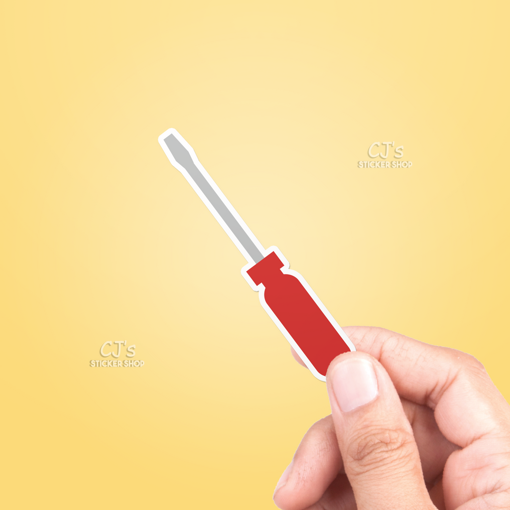 Screwdriver Decals Screwdriver Tool Sticker – CJ's Sticker Shop