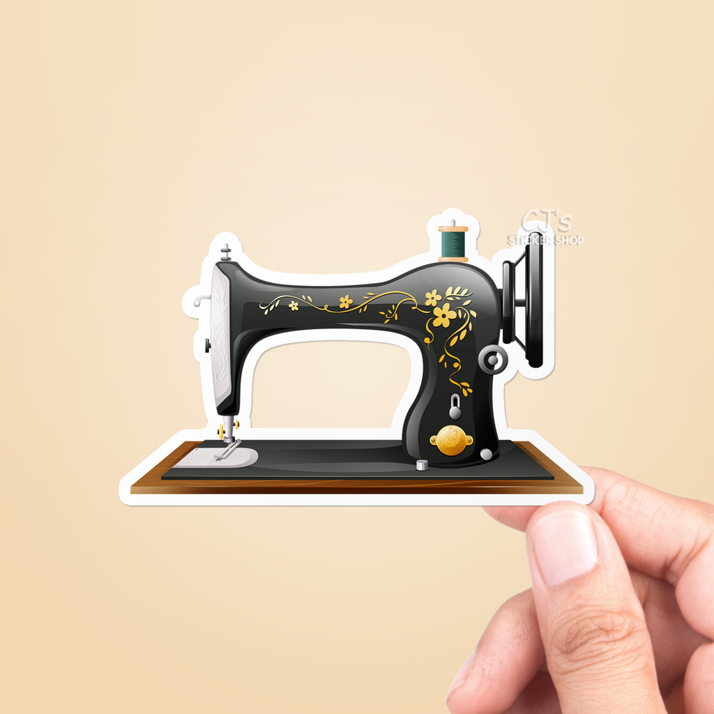 Sewing Machine Sticker – CJ's Sticker Shop