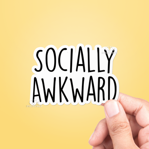 Socially Awkward Sticker