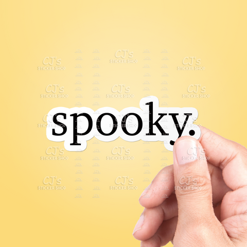 Spooky Sticker