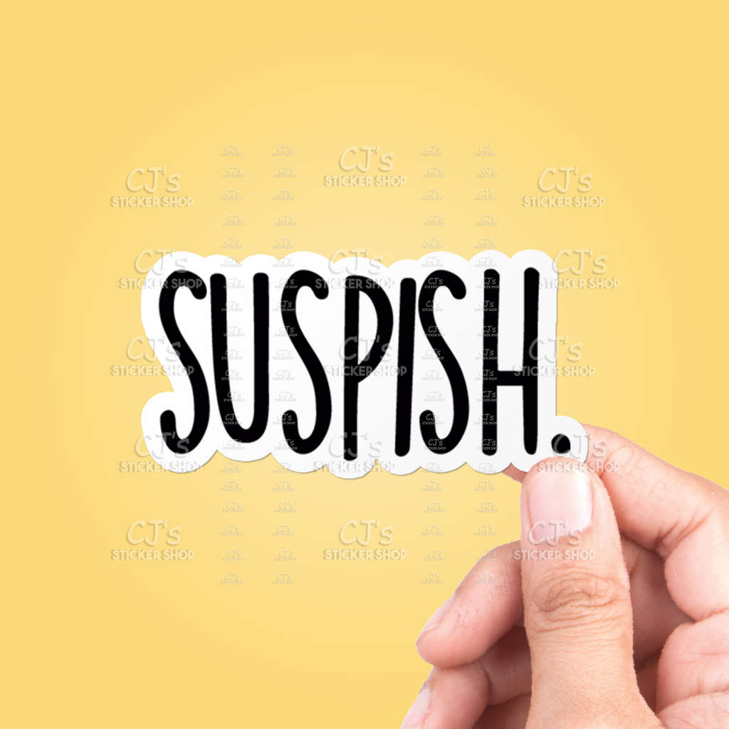 Suspush Activity Suspish Sticker – CJ's Sticker Shop