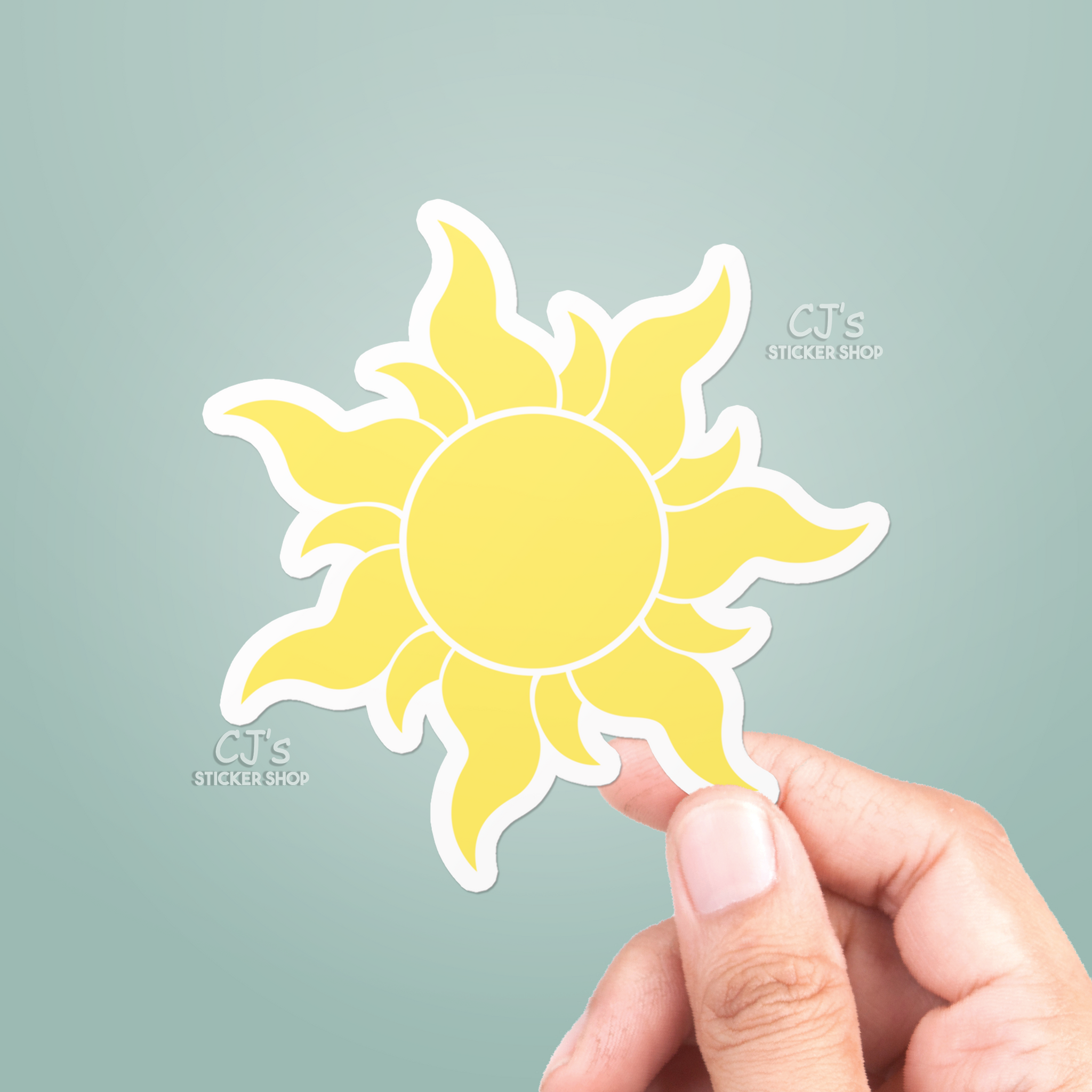 The Lost Princess Sun Sticker