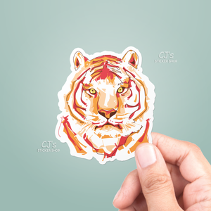 Tiger Drawing Sticker