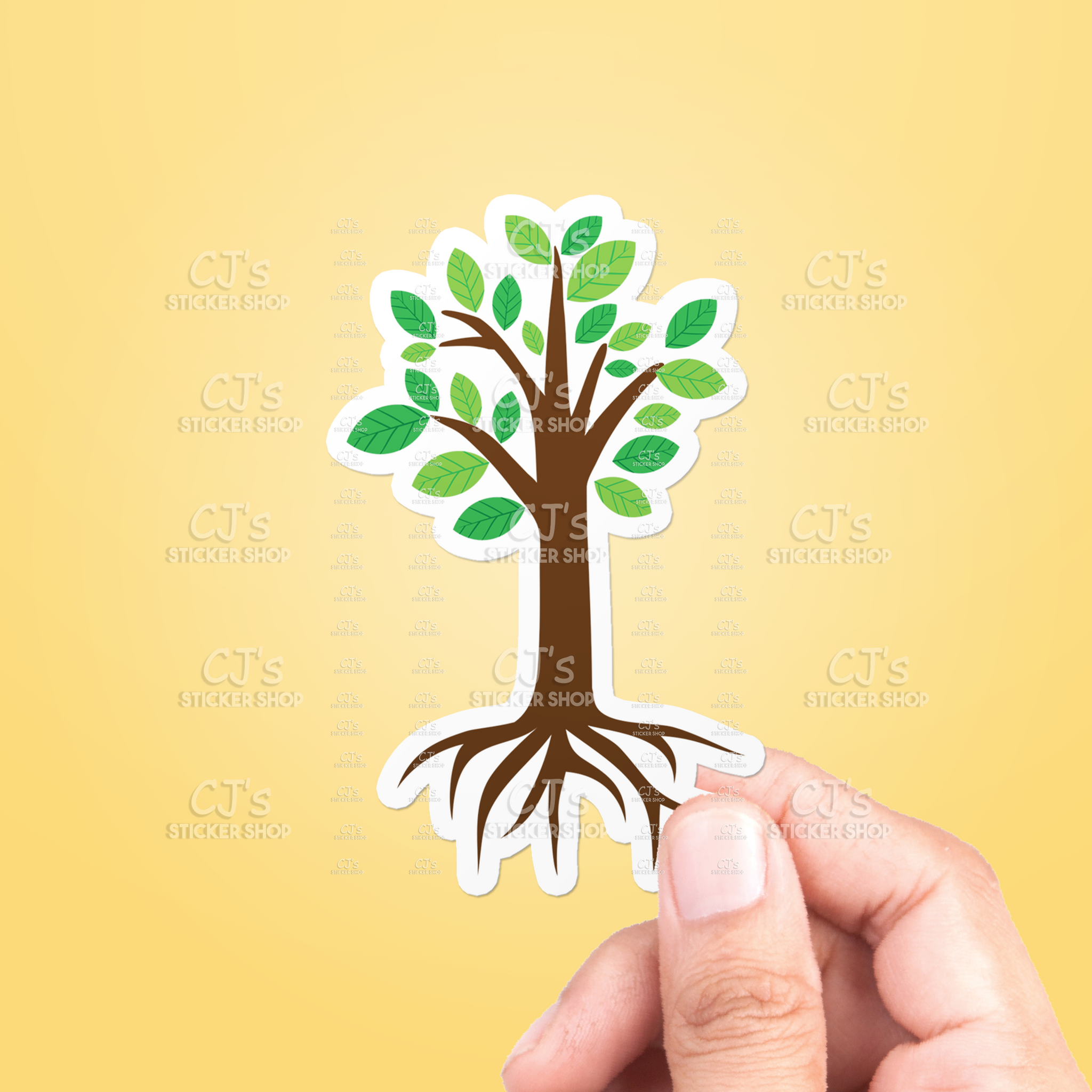 Tree With Roots #4 Sticker