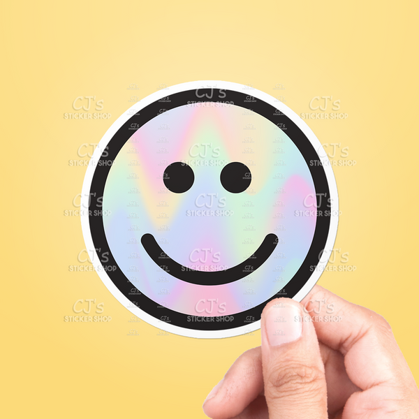 Trippy Smiley Sticker