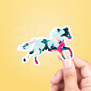 Tropical Horse Sticker