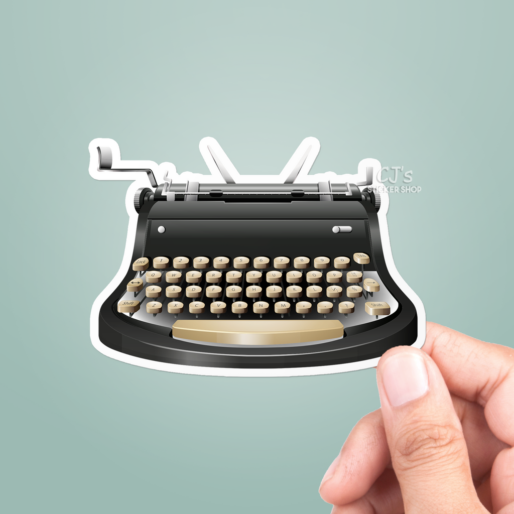 Typewriter Sticker – CJ's Sticker Shop