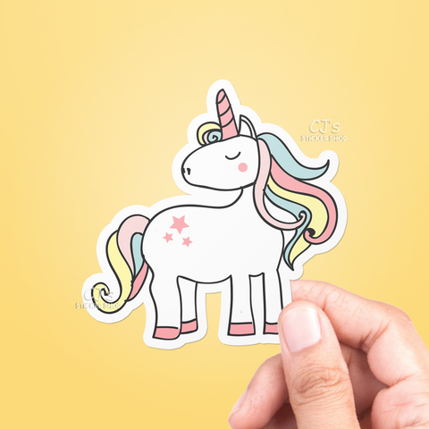 Unicorn Doodle Sticker