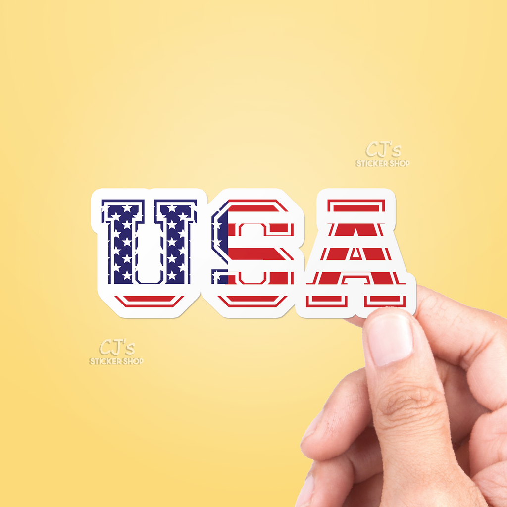USA Sticker – CJ's Sticker Shop