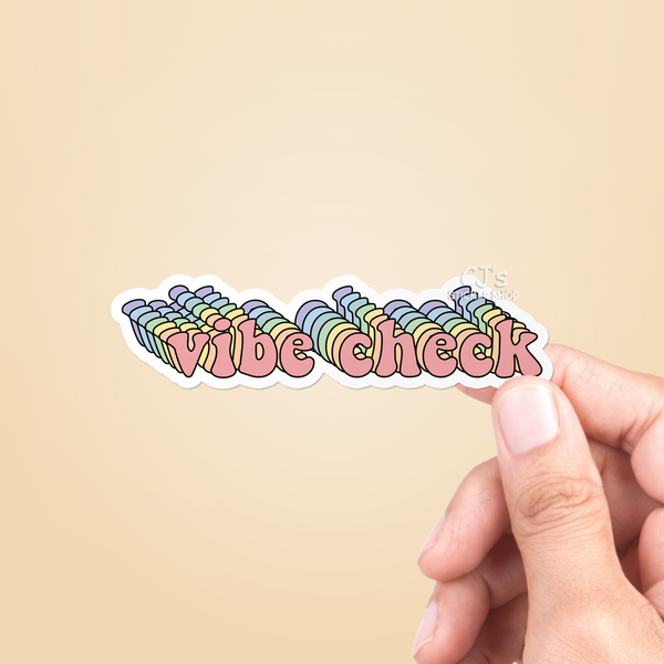 Vibe Check Sticker