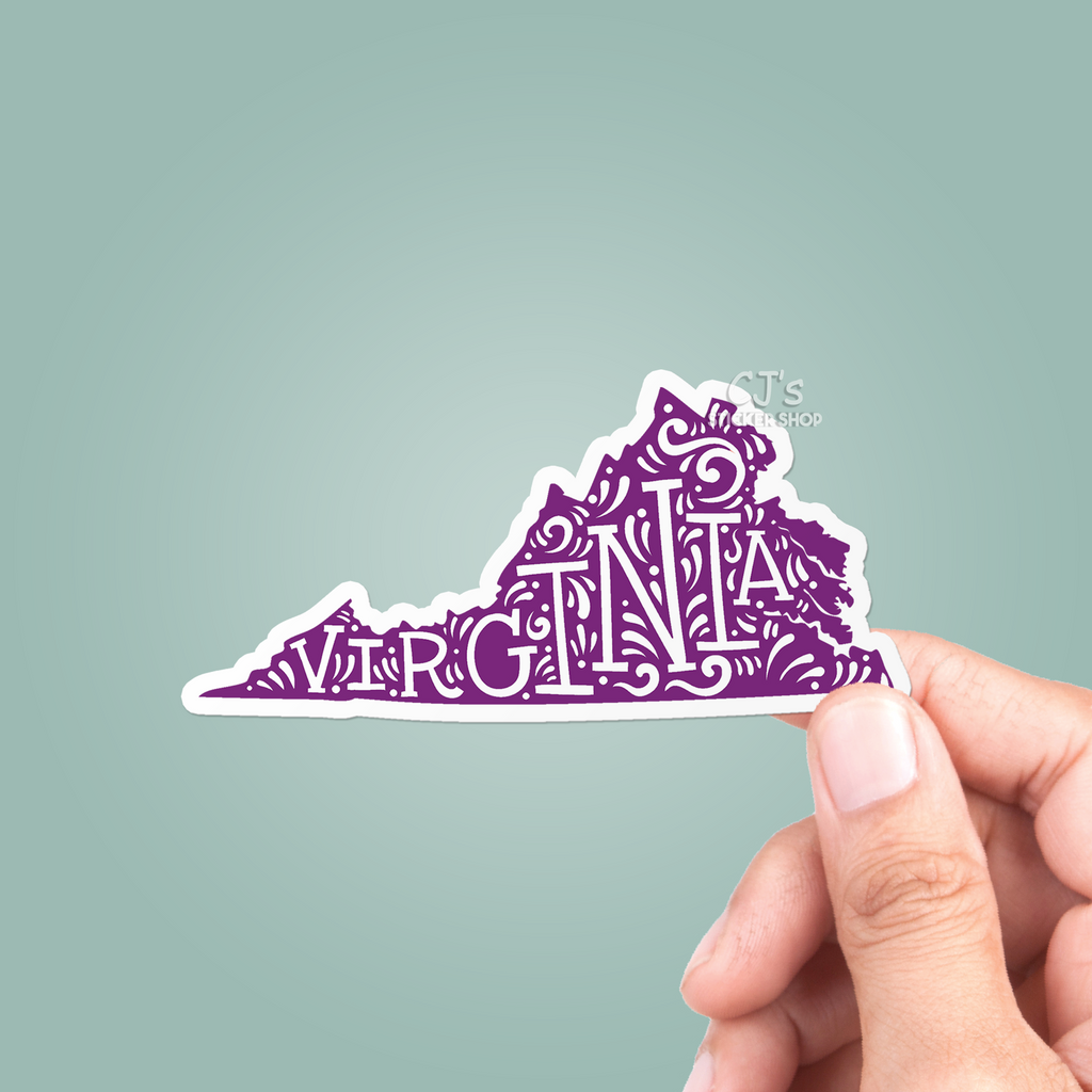 Virginia State Sticker – CJ's Sticker Shop