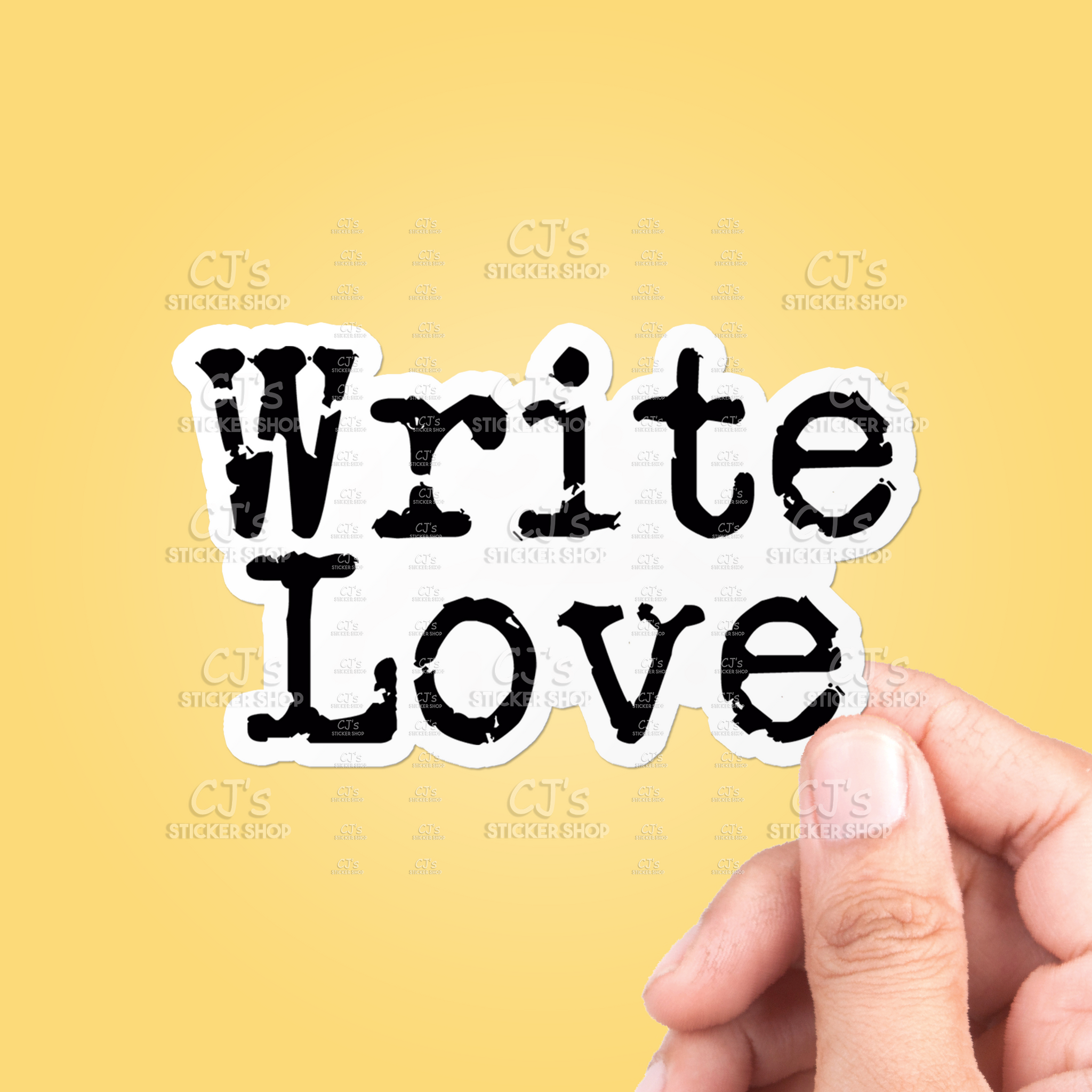 Write Love Sticker