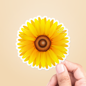 Yellow Sunflower Sticker