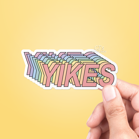 Yikes Sticker