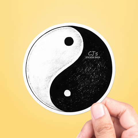 Yin And Yang Sticker