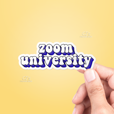 Zoom University Sticker